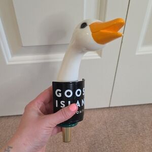 Goose Island Duck Tap Handle - White & Orange
